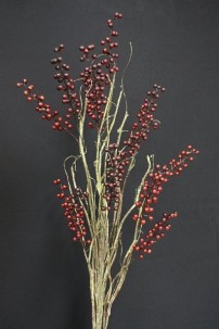 OUT OF STOCK 39" BURGUNDY BERRY BRANCH [FF2394]